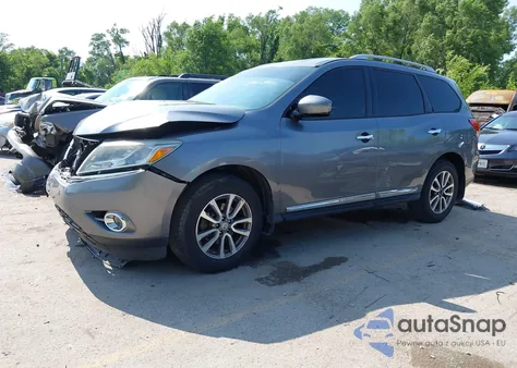 2015 Nissan Pathfinder Sl из США, поврежденный, VIN 5N1AR2MM7FC669632